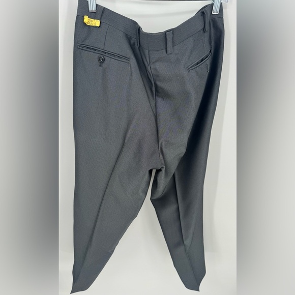 Calvin Klein Men's Metallic Gray Dress Pants - Picture 4 of 13